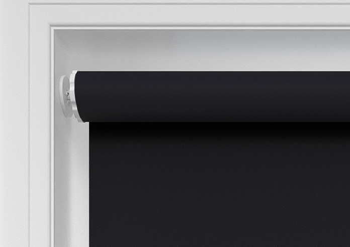 Palermo (Blackout), Black - Twist&Fit Roller Blind - Image 10